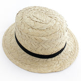 STRAW BOATER HAT